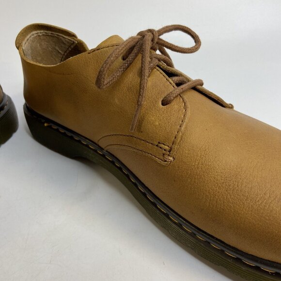 Dr. Martens Leather Bexley Air Wair Oxford Tan Lace Up Mens Shoes Doc 12 AW0004 - Picture 7 of 13